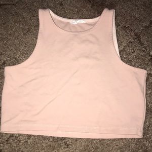 Pink crop top